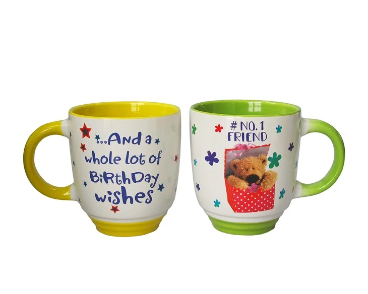 Ceramic Mug With Colorful Handle suppliers