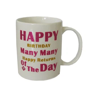 ספל קרמי מודפס נצנצים בהתאמה אישית