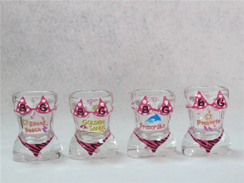 STOCK - Bikini Glass Mug Man Small Size 5 STOCK - Bikini Glass Mug Man Small Size 5